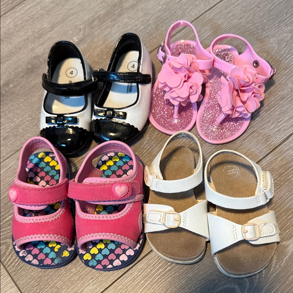 Kids Toddler shoe bundle - size 4
